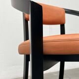 Postmodern German Chair Model Nostro in Leather by Andreas Weber for Rosenthal Einrichtung, 1980s