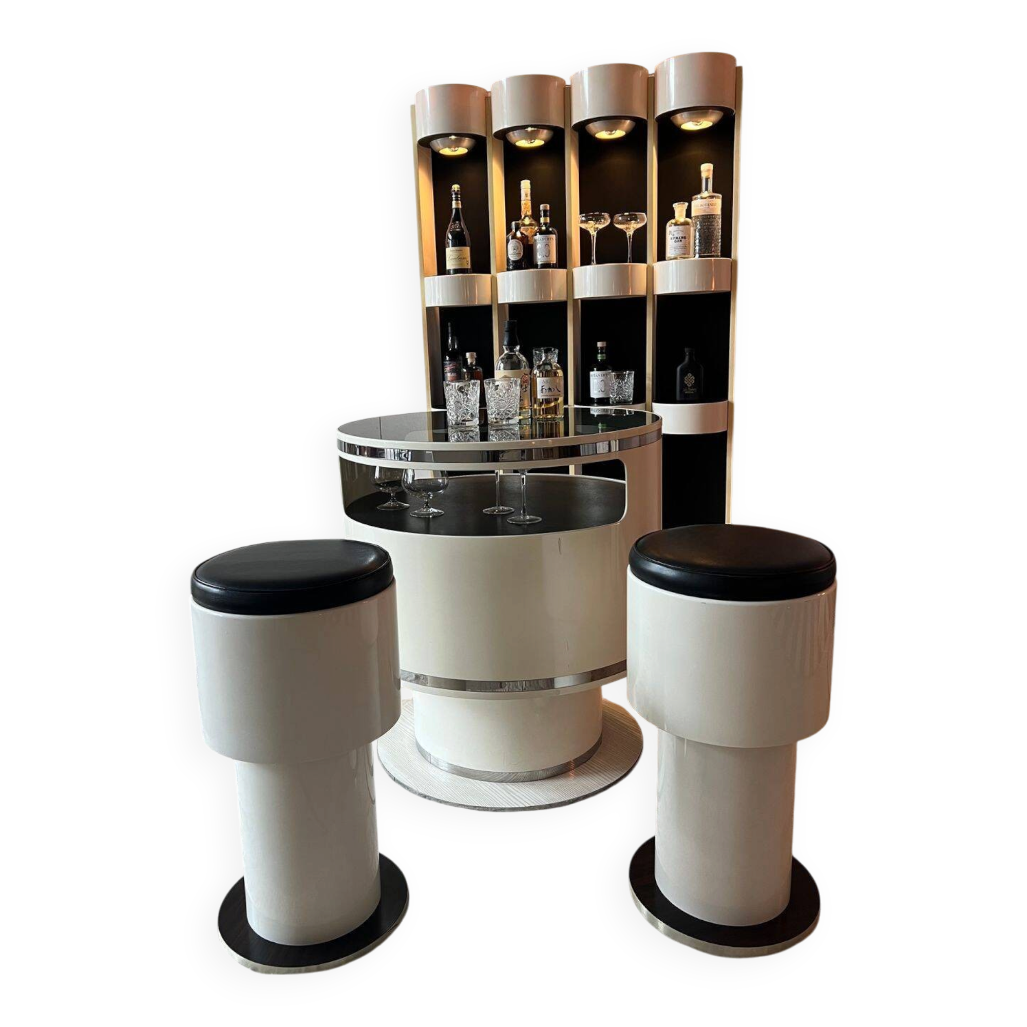 Joe Colombo dry bar, iconic Italian design