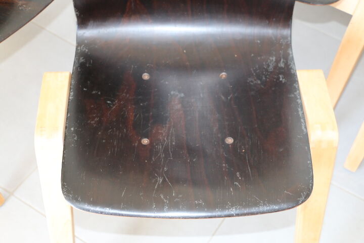 6 adult chairs pagholz wooden legs