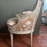 Fauteuil de coiffeur style louis XVI Type bergere