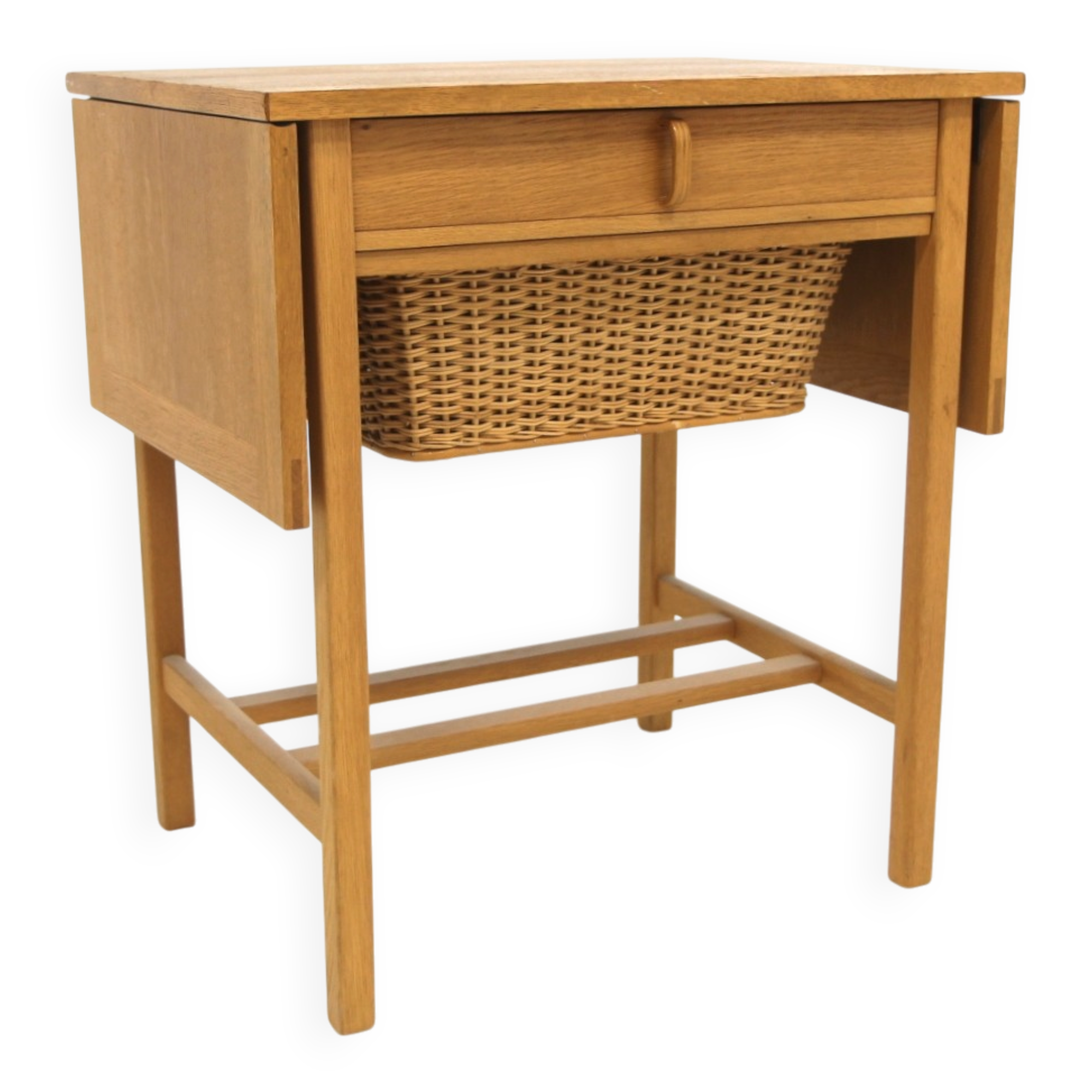 Scandinavian oak workbench, Sweden, 1960