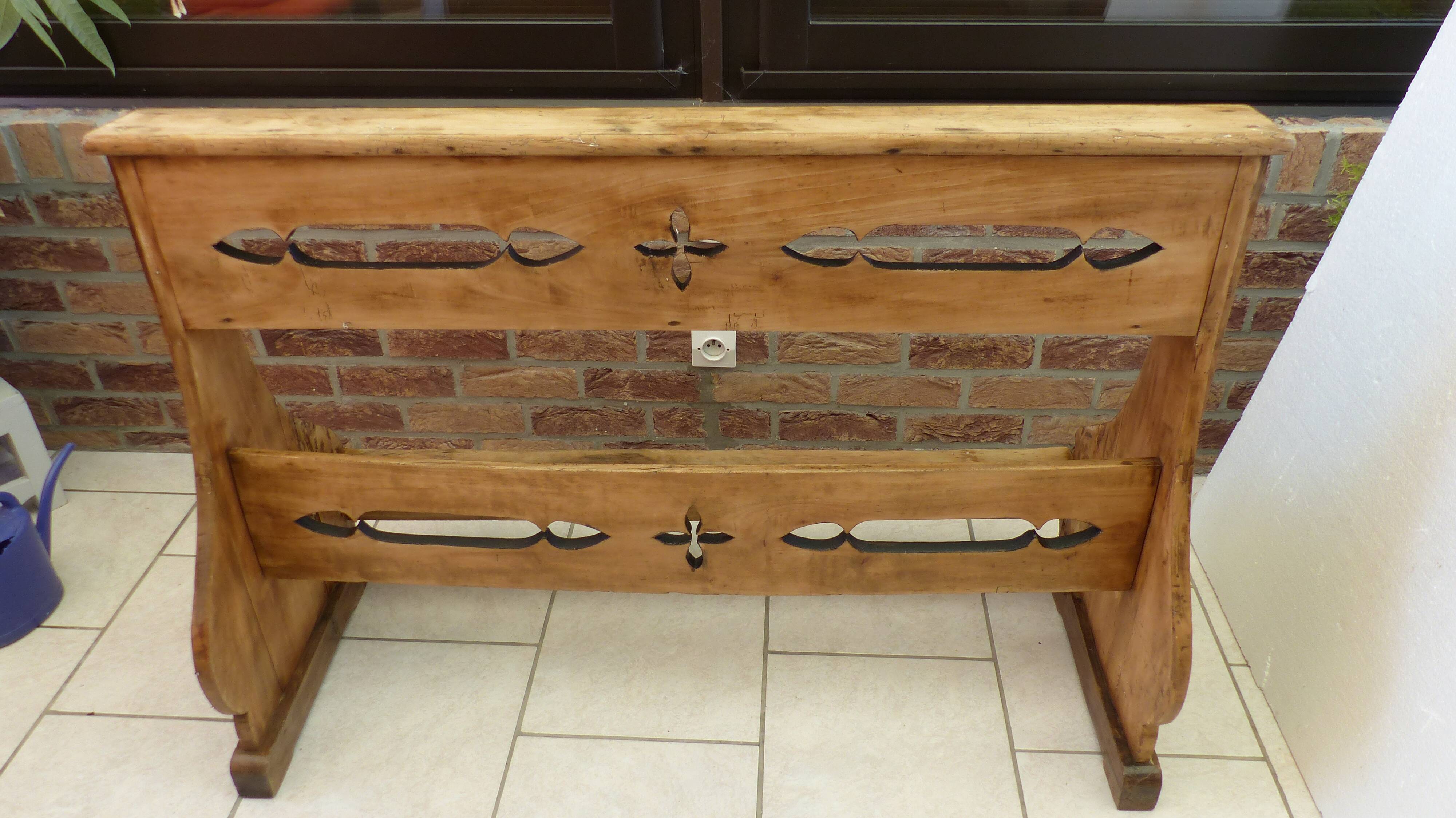 Old church pew