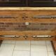 Old church pew