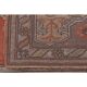 Vintage Turkish hand-knotted wool cotton red area rug 259x351