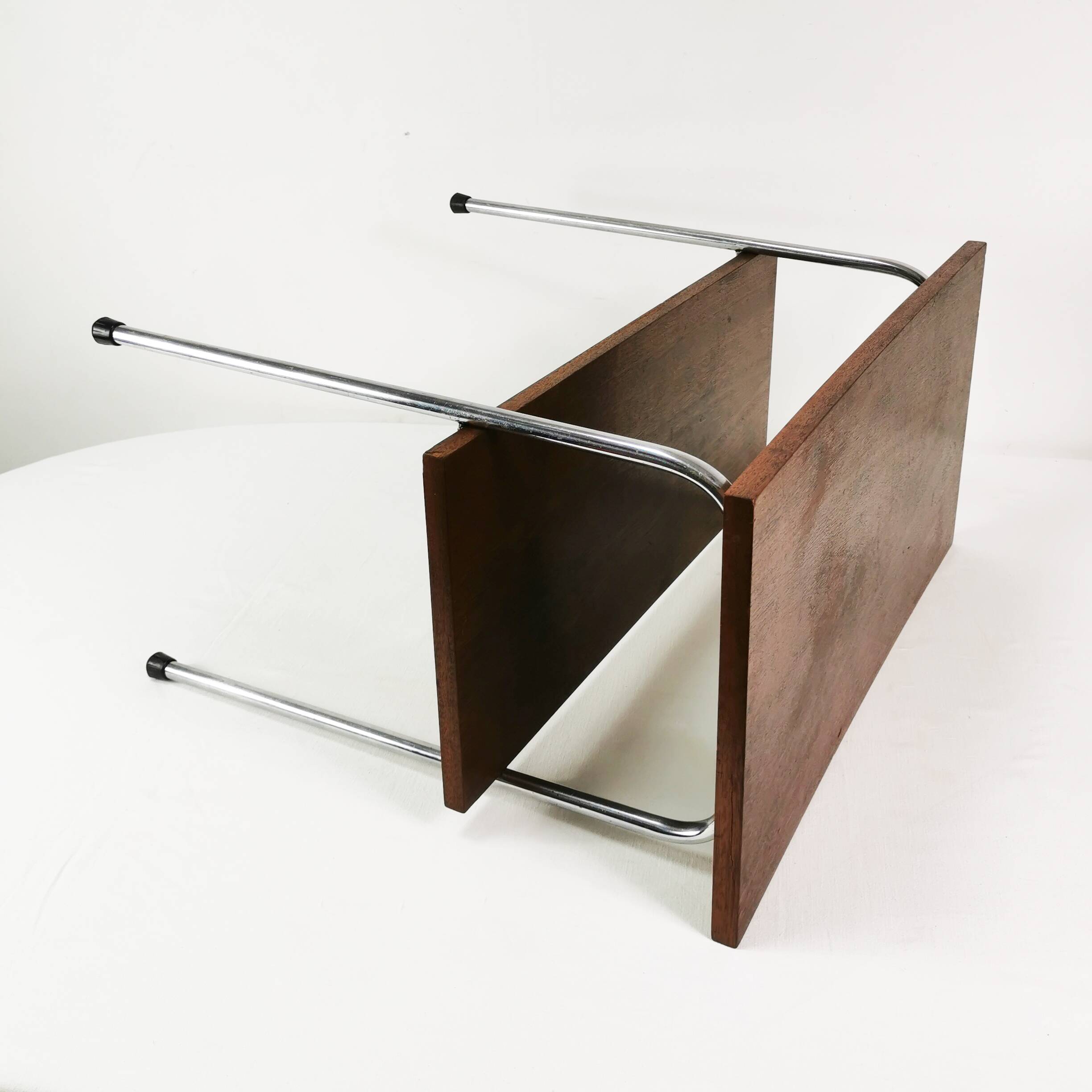 Bauhaus side table, Czechoslovakia, 1940s.