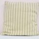 Vintage beige striped cushion