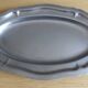 Oval stainless steel dish