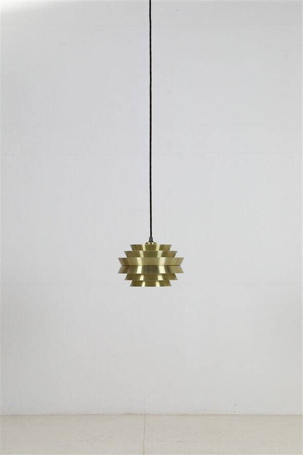 Granhaga / Carl Thore “Trava” pendant lamp 25 cm / brass / gold / aluminum / mid-century modern design / 1970s