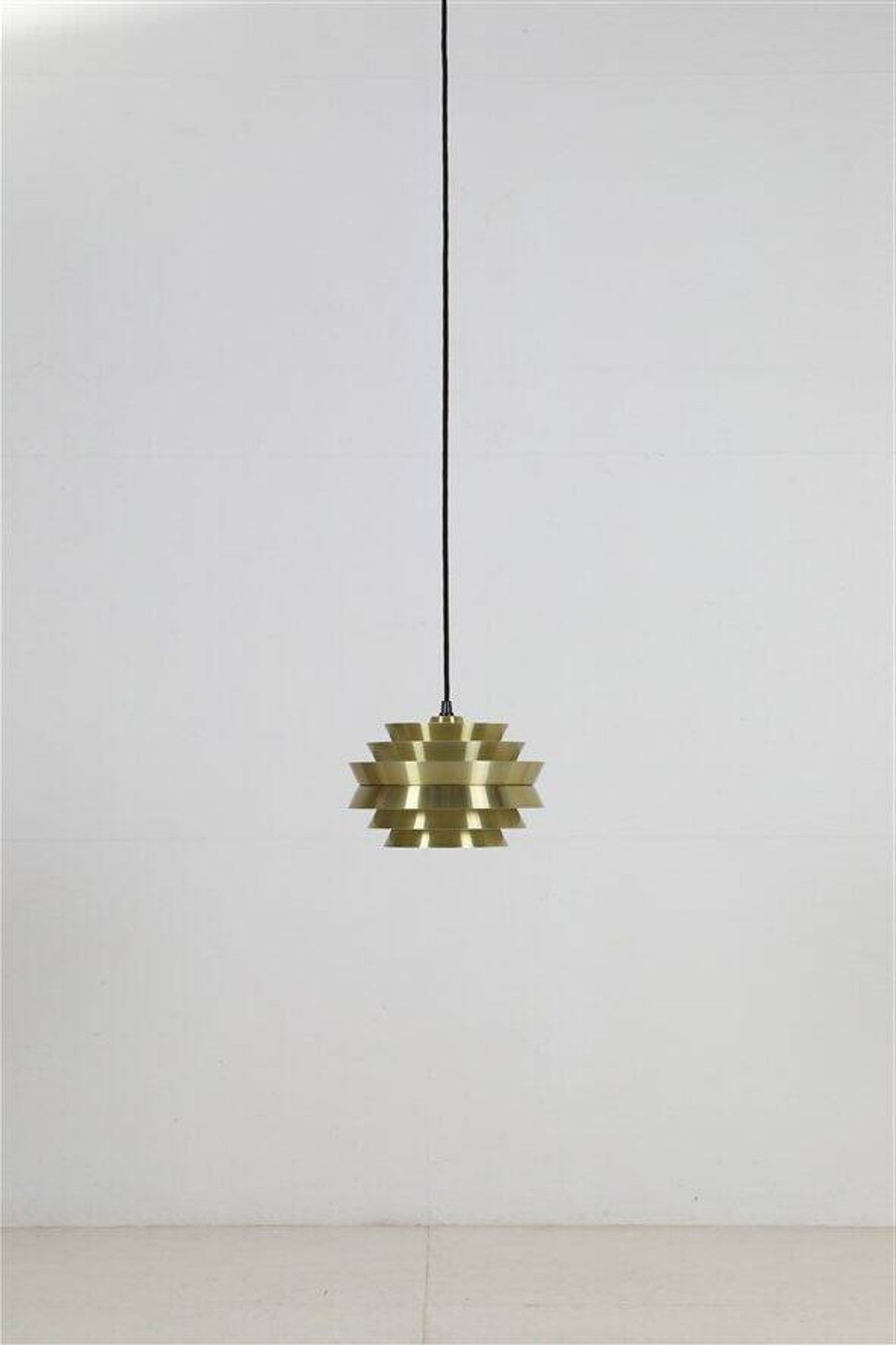Granhaga / Carl Thore “Trava” pendant lamp 25 cm / brass / gold / aluminum / mid-century modern design / 1970s