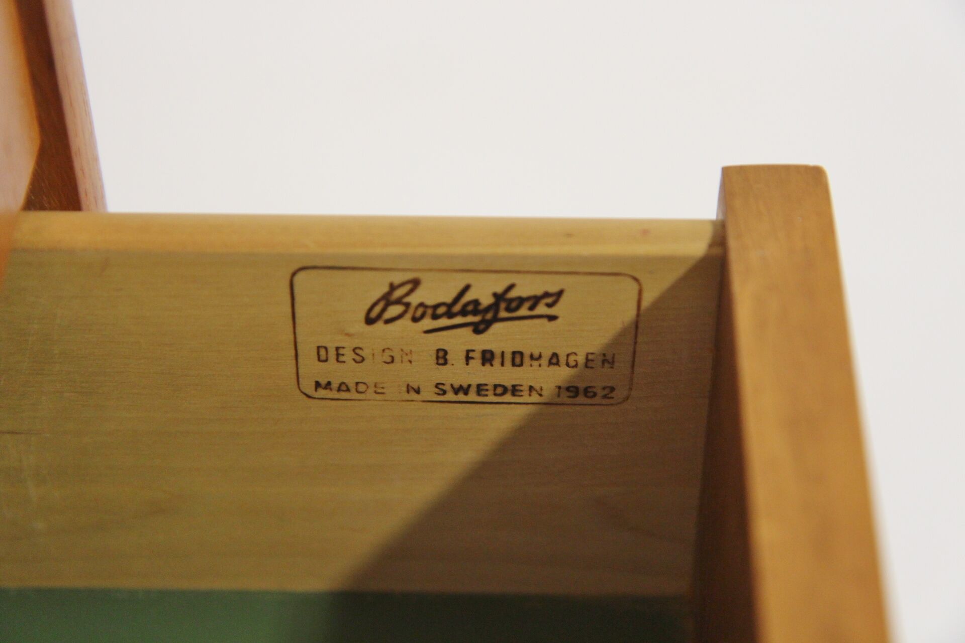 Teak library, Bertil Fridhagen, Bodafors, Sweden, 1960