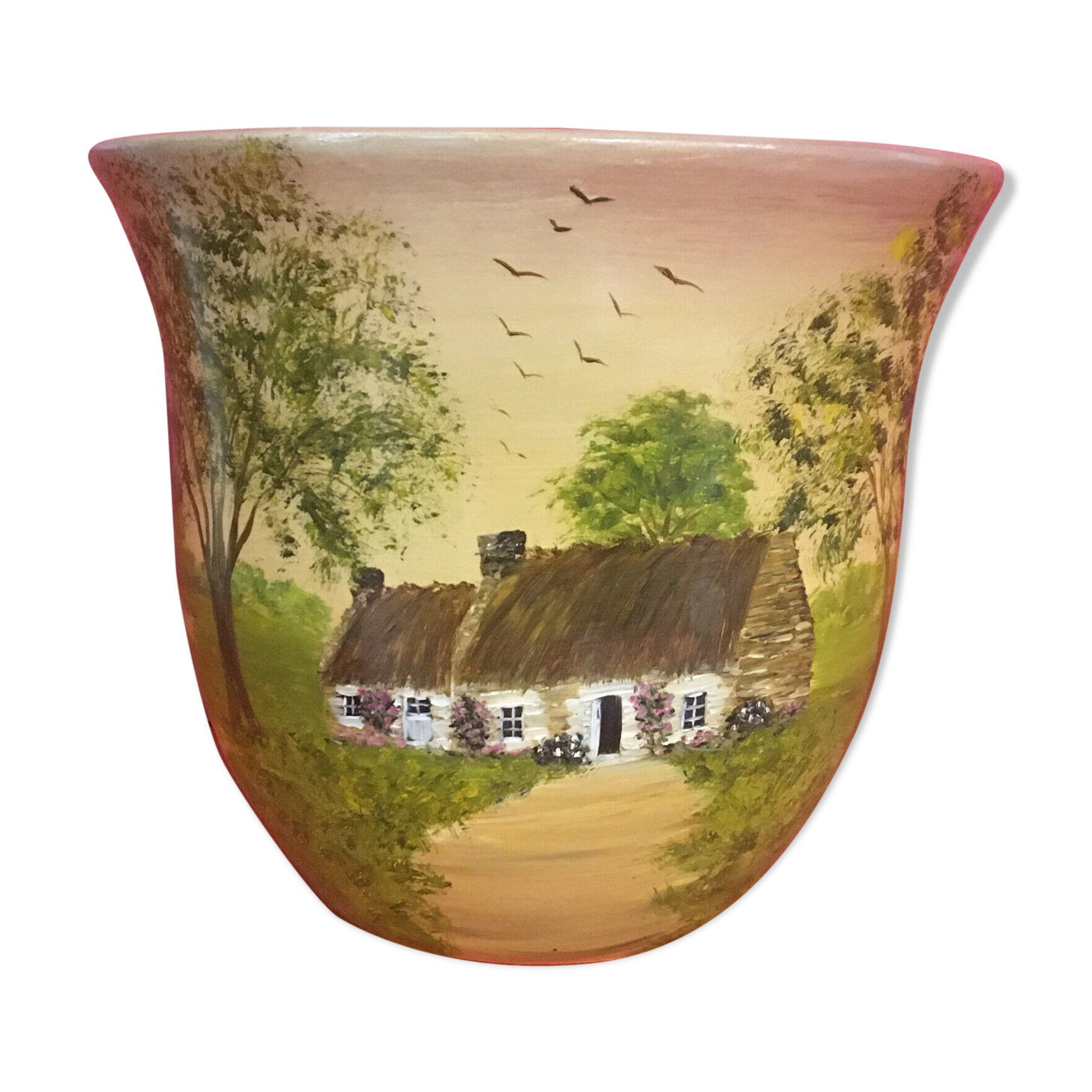 Vintage sandstone vase