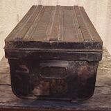 Trunk metal box military suitcase