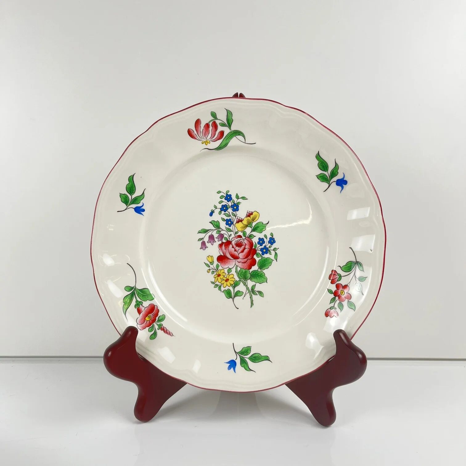 Set de 6 assiettes à dessert KG Lunéville – modèle Réverbère