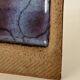 Square trinket dish in glazed ceramic, signed by F. Baudet, France 1970