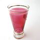 Orangeade service - 6 pearlescent iridescent glasses - Cristal - Italy