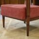 Brutalist pair of armchairs attributed to Audoux Minet, 1950s.