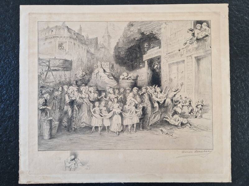 Omer Désiré Bouchery (1882-1962) - Etching