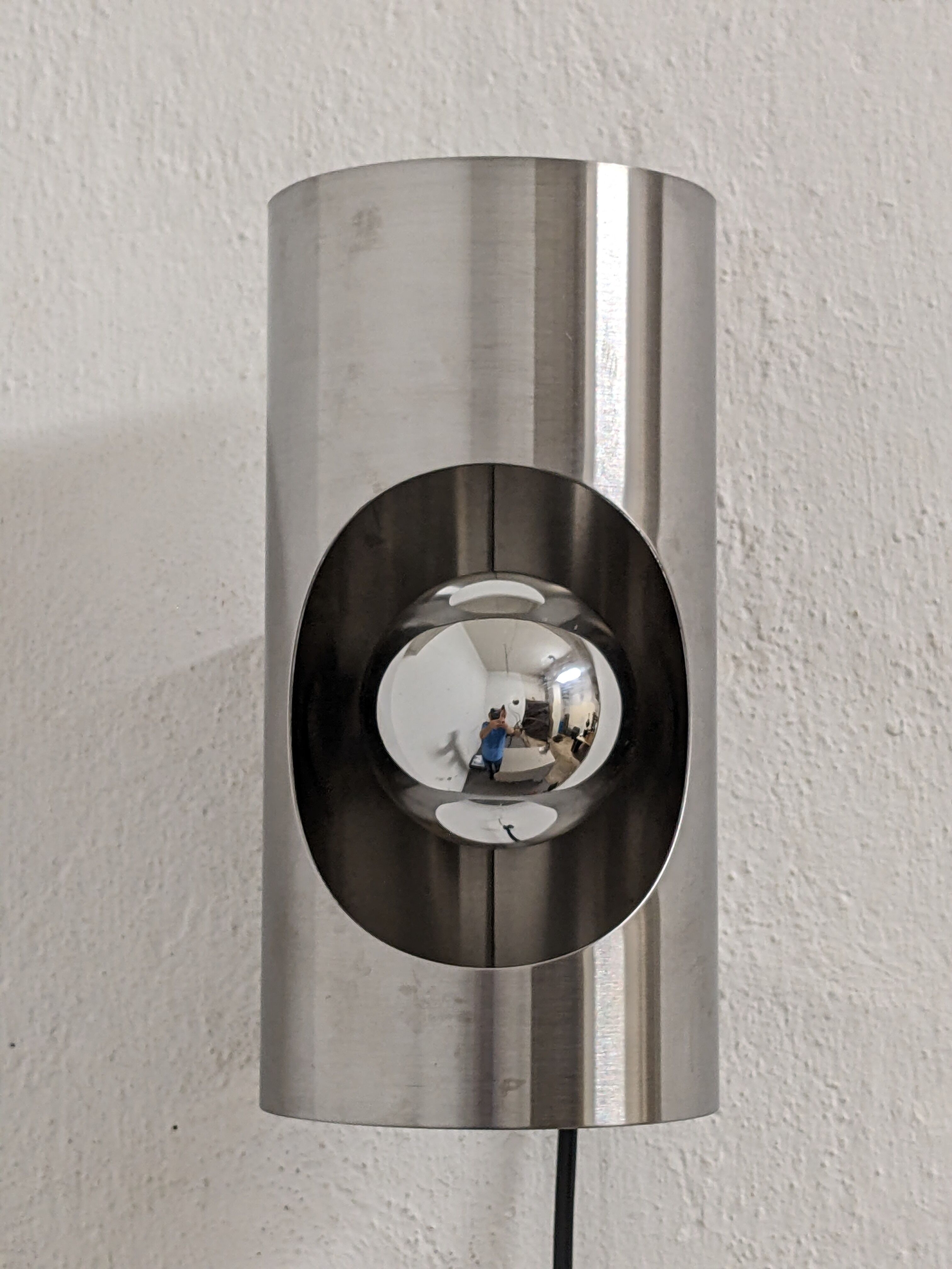 Pair of Space Age wall lamps from the 60s/70s Oxar France