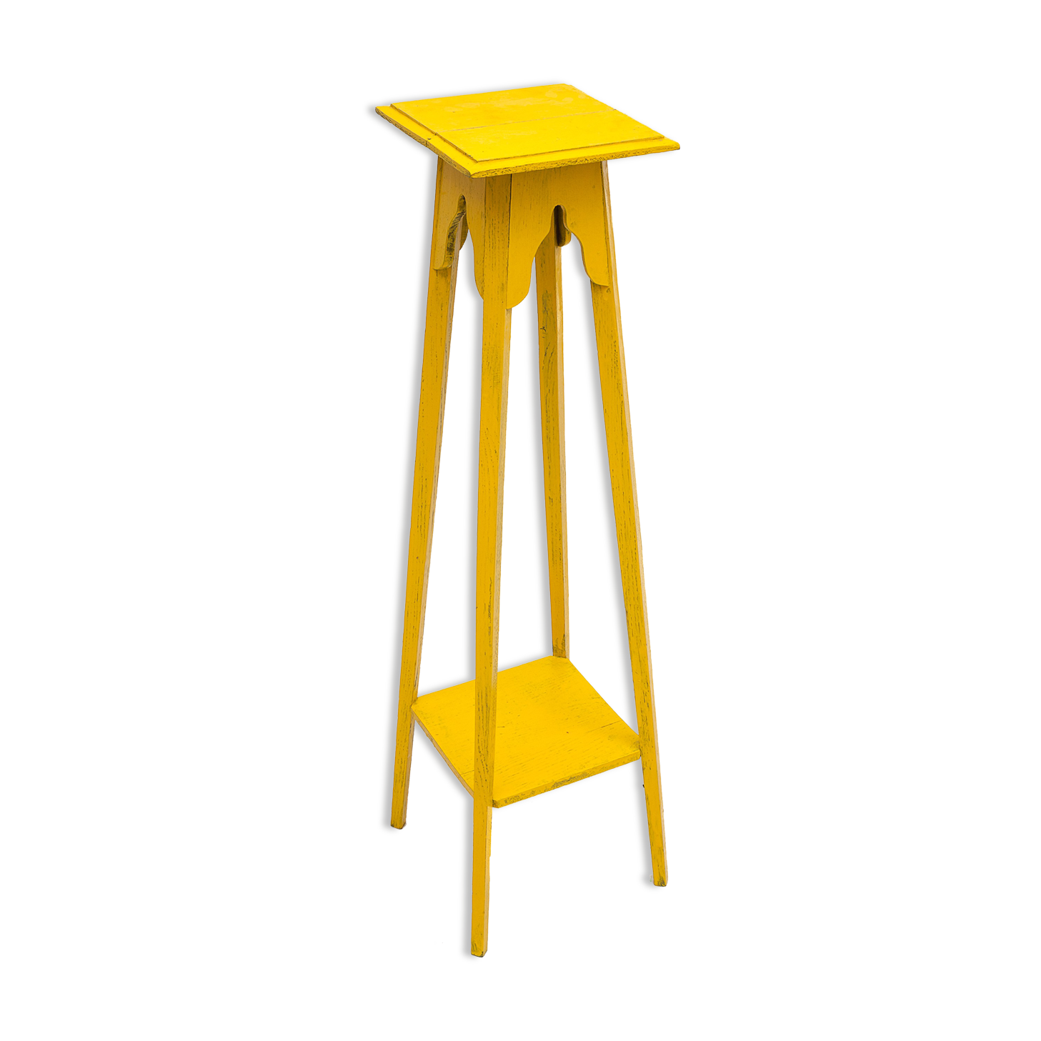 Sellette jaune, vintage 1960