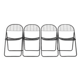 Ensemble de 4 chaises design Niels gammelgaard pour Ikea vintage 1980's