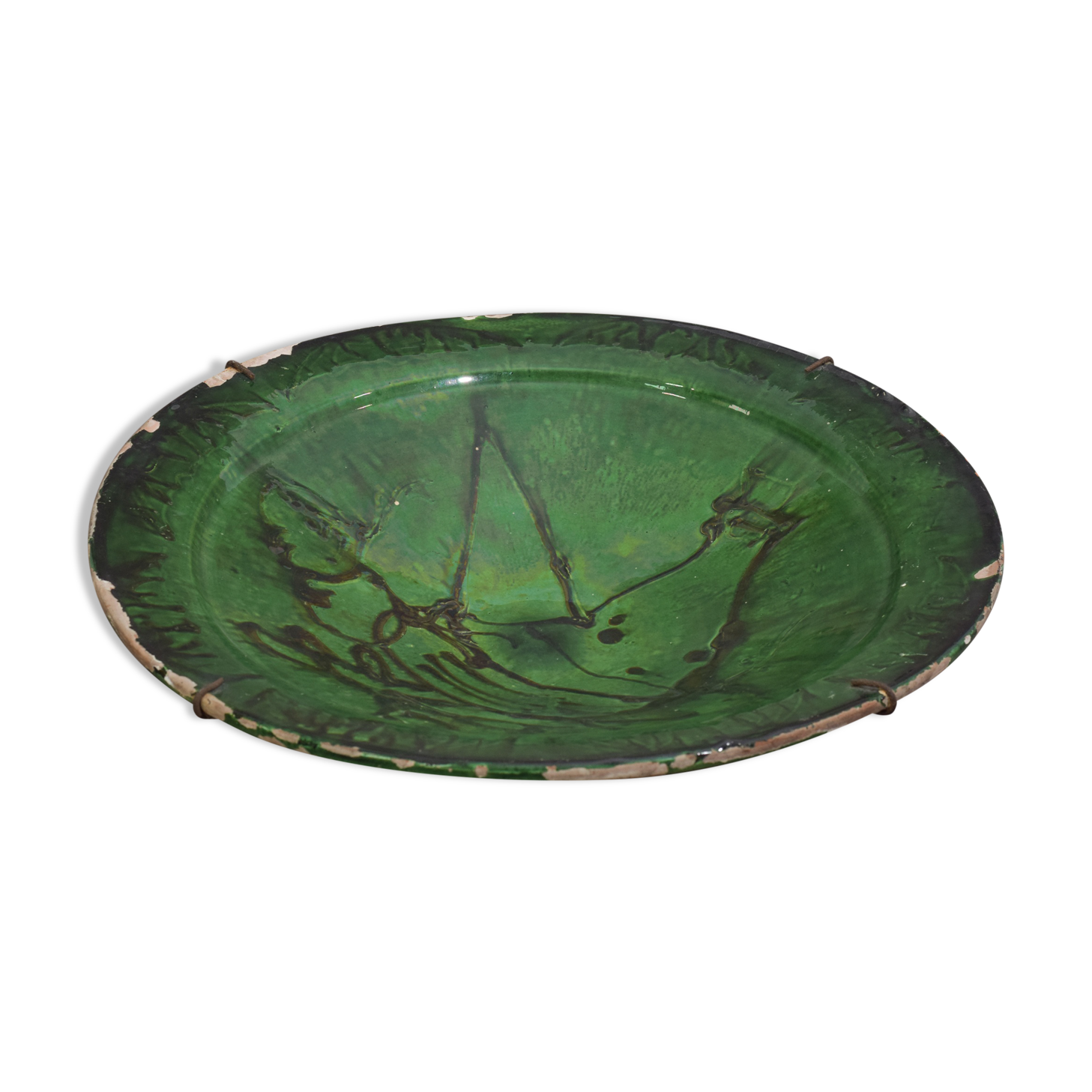 Early Folk Art Plate