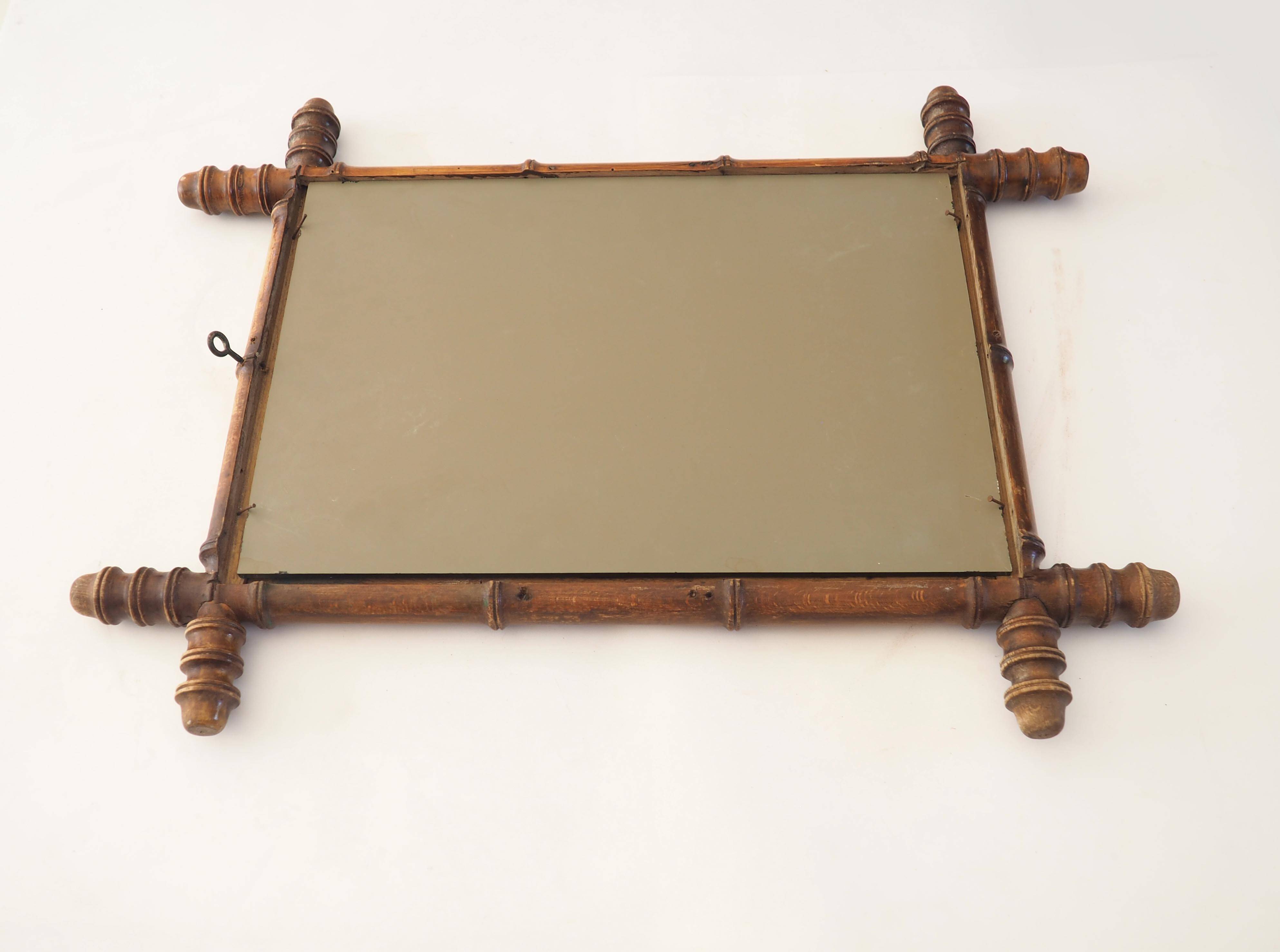 "Bamboo" mirror 1900