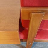 Teak daybed sofa by Ingmar Relling, Scandinavian vintage 1960s