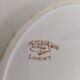 Longwy earthenware serving dish or soup plate, "Cyprus"