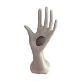 Vintage hand in white ceramic