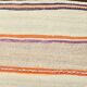 Mid Century Modern Striped Turkish Kilim Runner Rug, 75x337Cm
