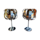 Pair of space age lamps model Eres