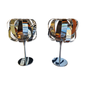 Pair of space age lamps model Eres