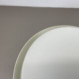 Minimalist  metal and glass flushmount wall light by bega lights, germany, 1980s