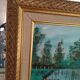 Oil painting with a beautiful quality frame.