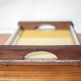 art deco wood tray, art deco tray, serving tray, decorative tray, meal tray