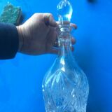 Lot de 2 carafe en cristal