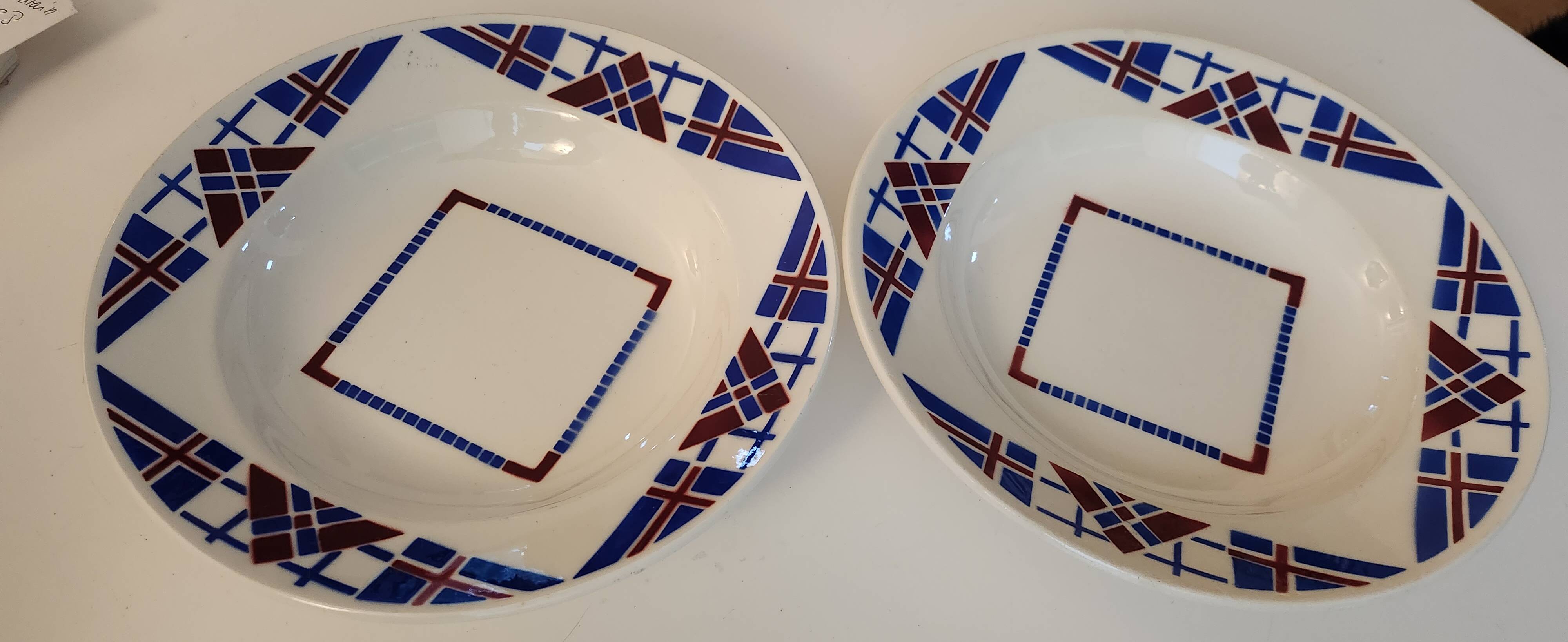 soup plates Hossegor K&zG Lunéville