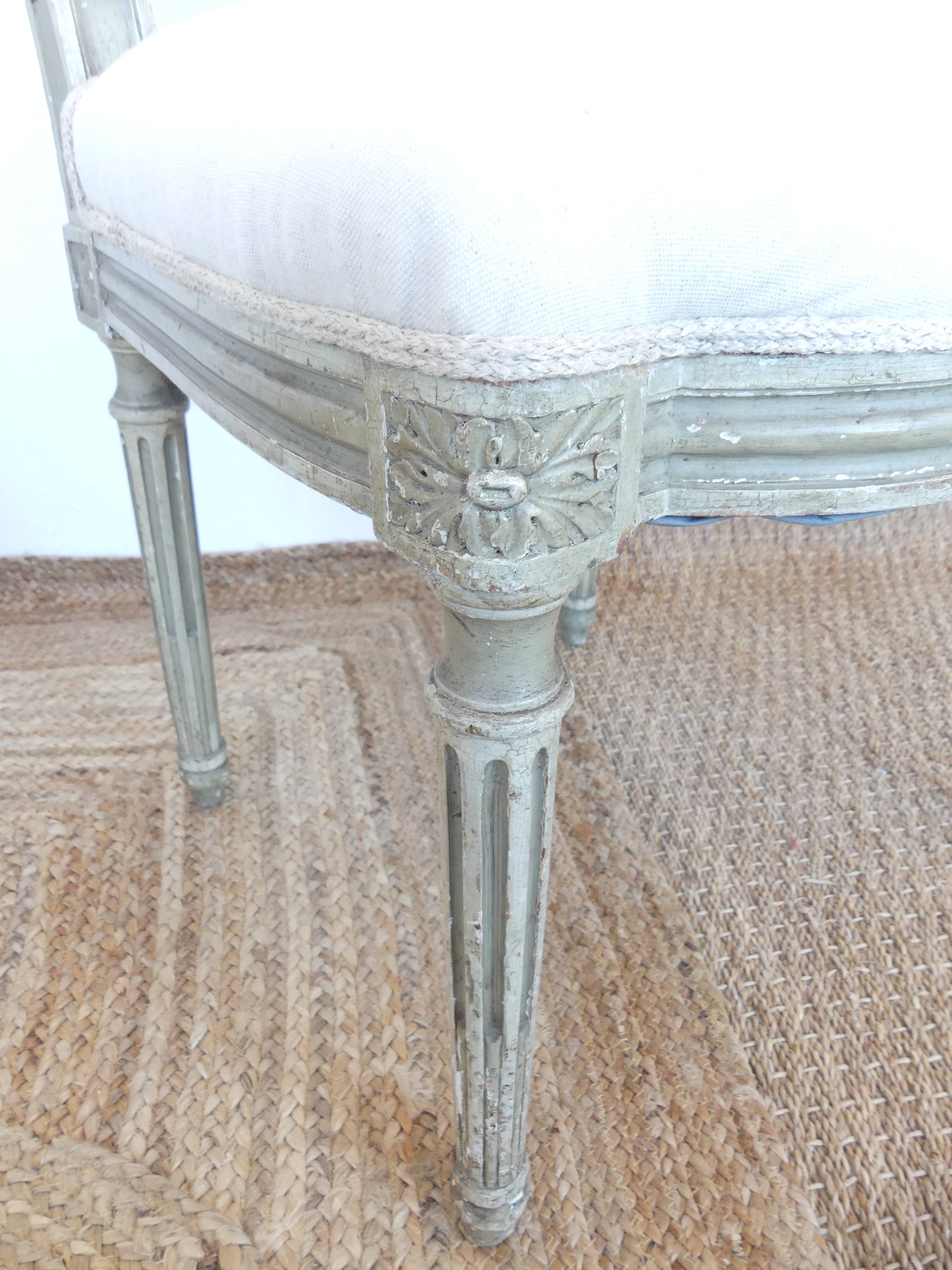 Chaise médaillon Louis XV