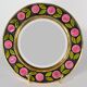 Round mirror Mithé Espelt vintage ceramic 1950