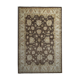 Tapis Ziegler en laine marron fait main - 167x251cm