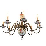 Dutch porcelain chandelier