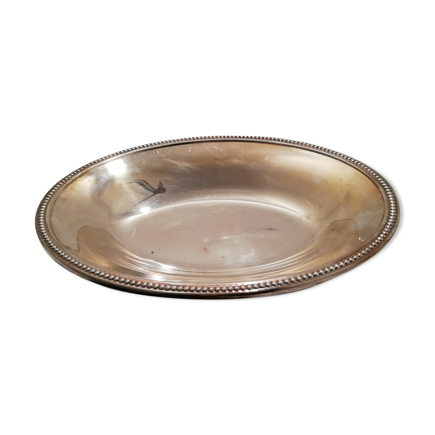 Silver metal bread basket - Goldsmithing in France