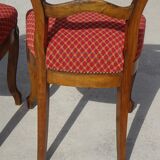Restored Louis Philippe chairs, set of 2