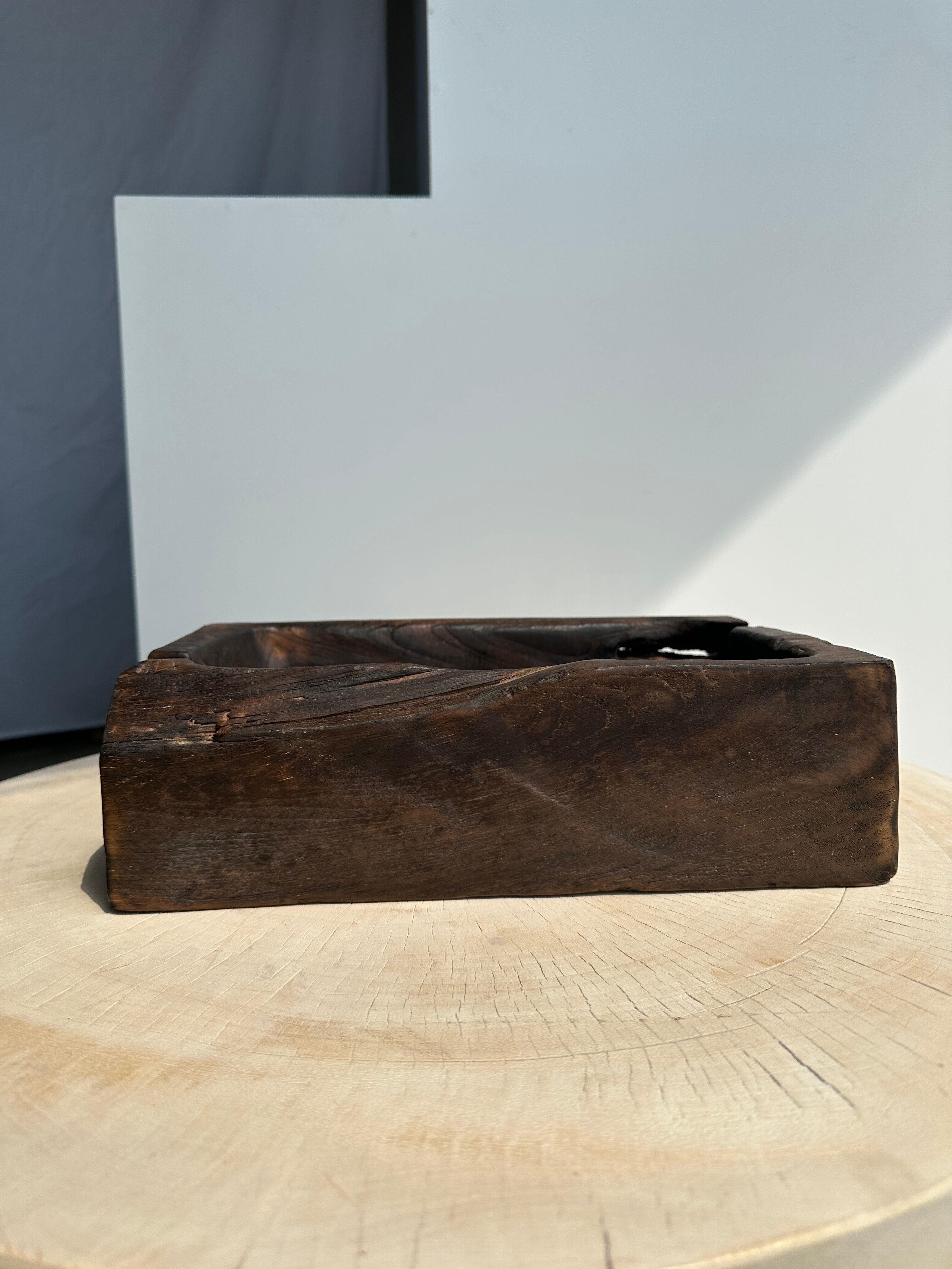 Asian teak empty pocket