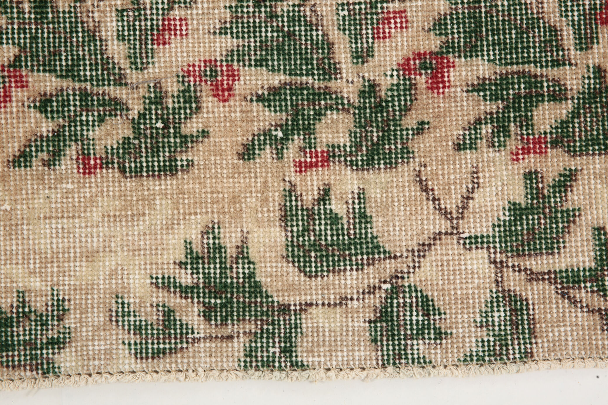 2x9 Vintage Floral Runner Rug, 77x271Cm