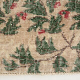 2x9 Vintage Floral Runner Rug, 77x271Cm