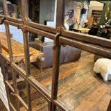 Industrial cast iron mirror