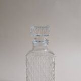 Whiskey decanter and 6 glasses