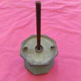 Aluminum Art Deco door handle