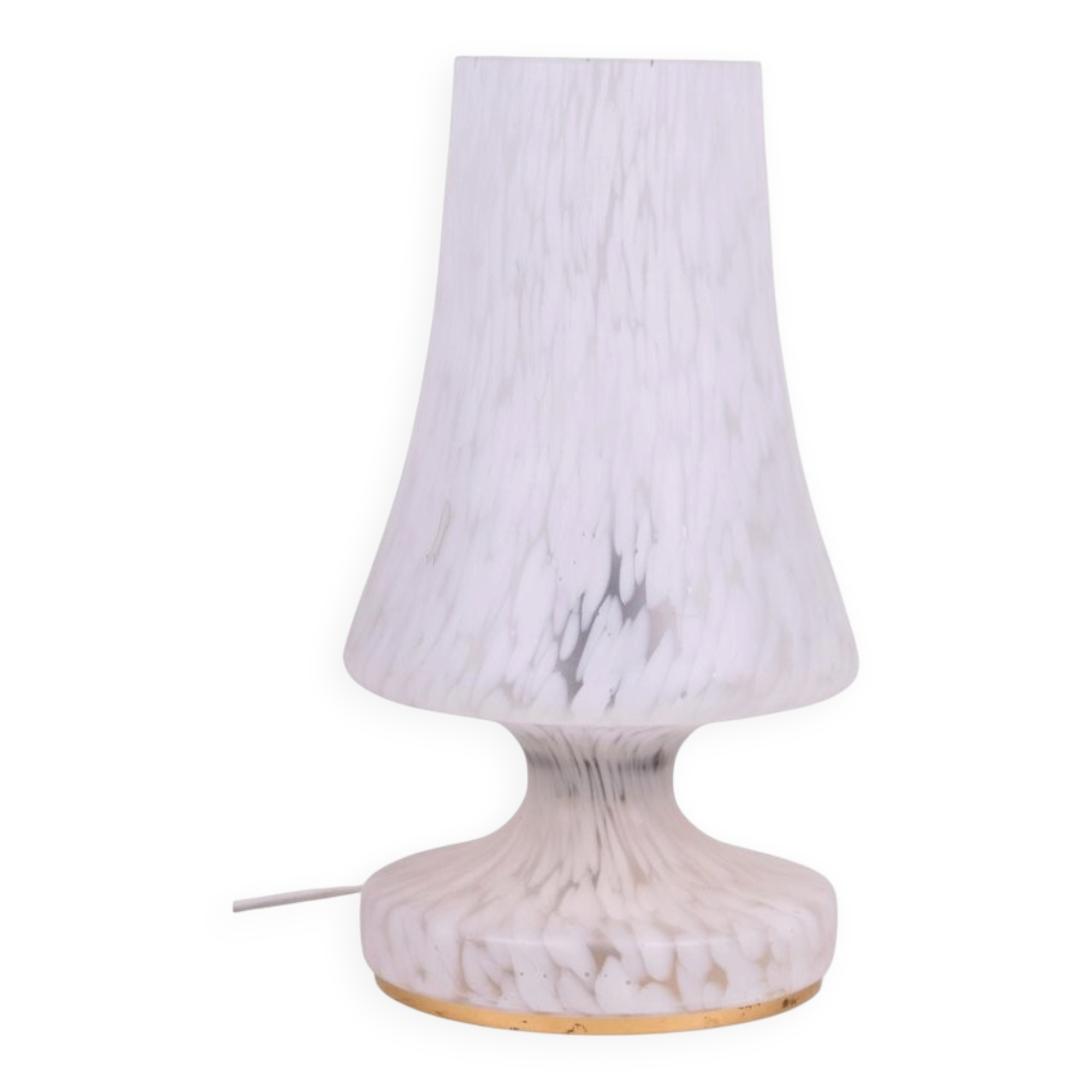 Mid-Century Czech Glass Table Lamp, 1960s